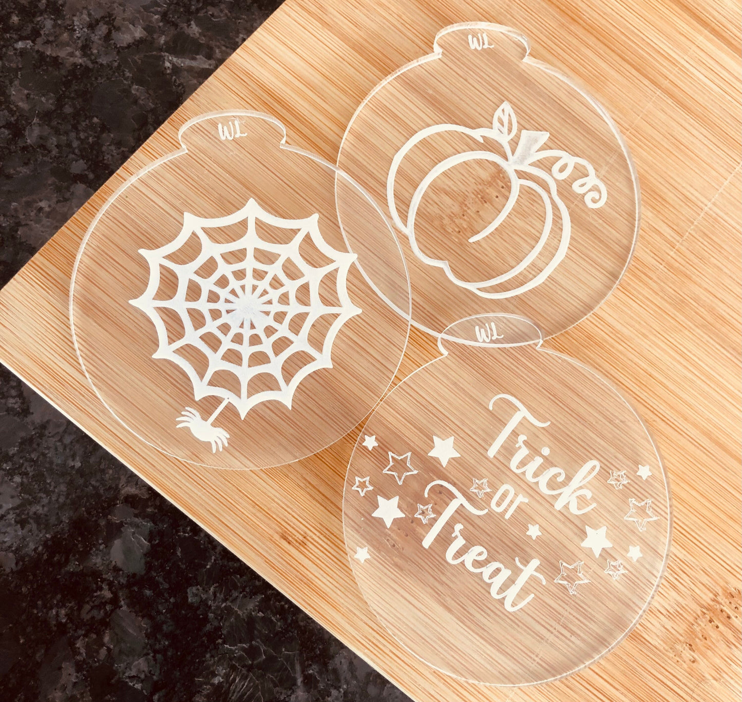 Halloween cookie stamps