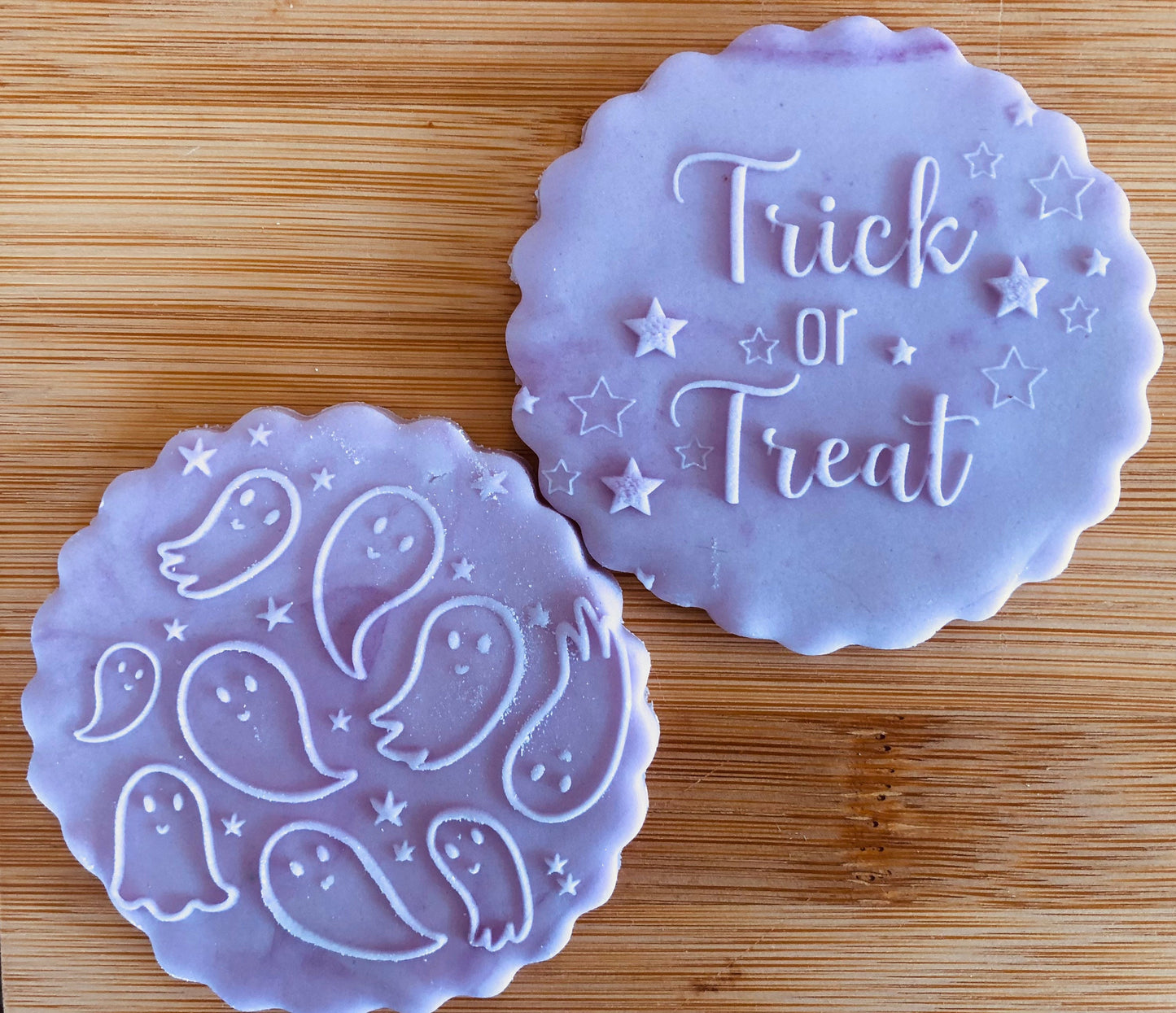 Halloween cookie stamps